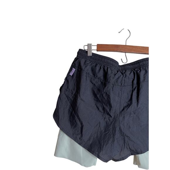 Hermanos Koumori 2-in-1 Running Shorts Black Green Lightweight Athletic Mens L - Picture 7 of 14